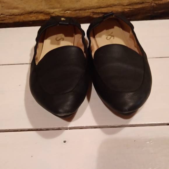 Yosi Samra 'Skyler' Black Leather Smoking Flat - Picture 2 of 6